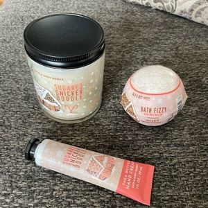 Bath and Body Works Sugared Snickerdoodle gift set